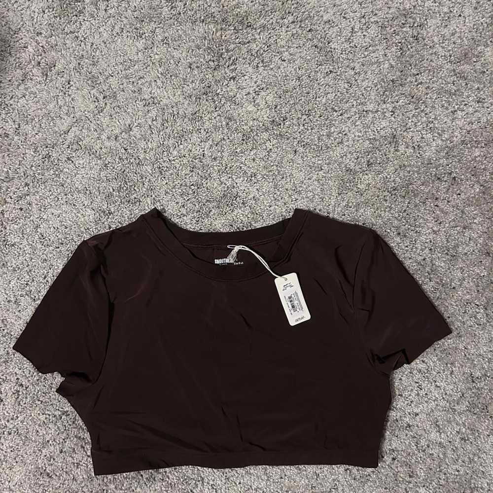 Aerie Brown Crop Top